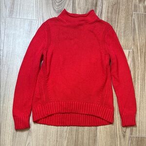 J. Crew Red roll neck Sweater